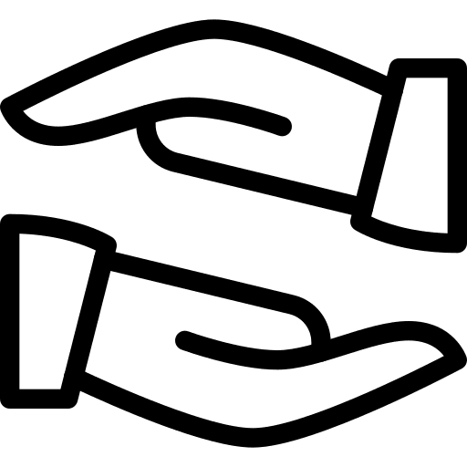 Business partnership hand deal business and finance icon