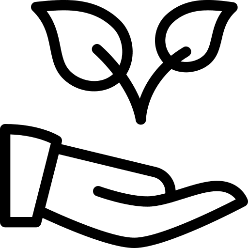 Leaves ecology leaves hand icon