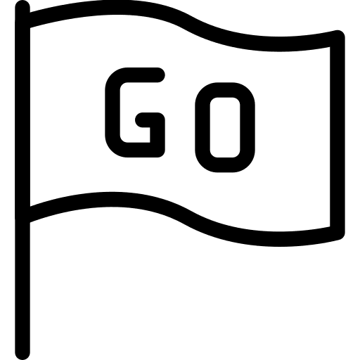 Flag help go up flag icon