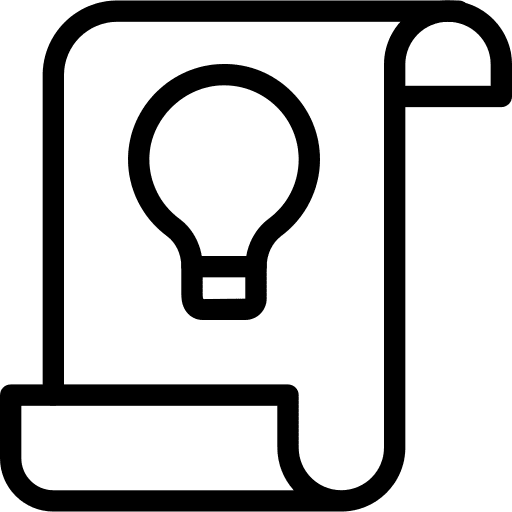 Letter business and finance light bulb icon