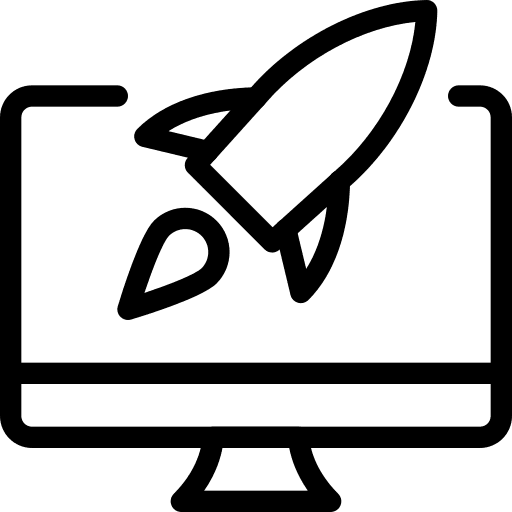 Rocket rocket electronics desktop icon