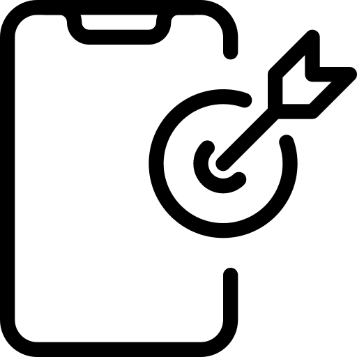 Mobile phone cellphone focus business and finance icon