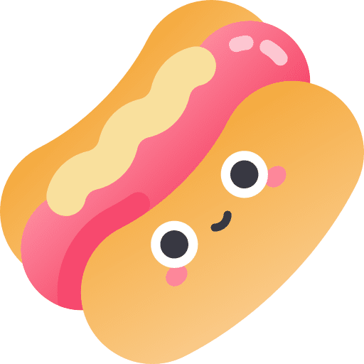 Hot dog sandwich junk food sausage icon