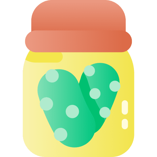 Pickles food vegetarian pickles icon