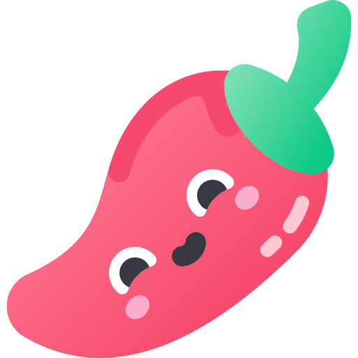 Chilli healthy food vegan food and restaurant icon