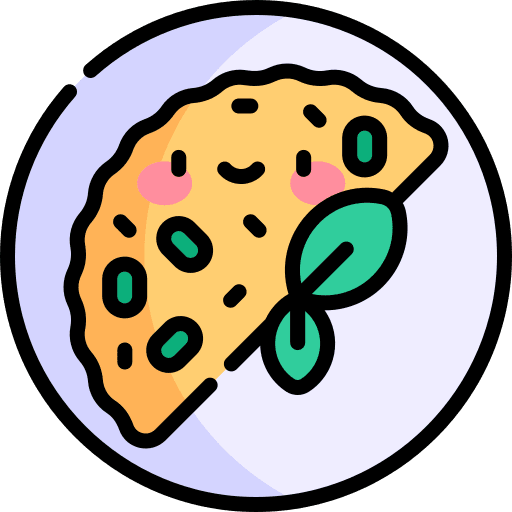 Omelette breakfast healthy food food and restaurant icon