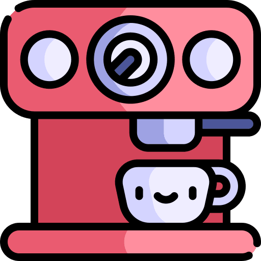 Espresso furniture and household appliance coffee machine icon