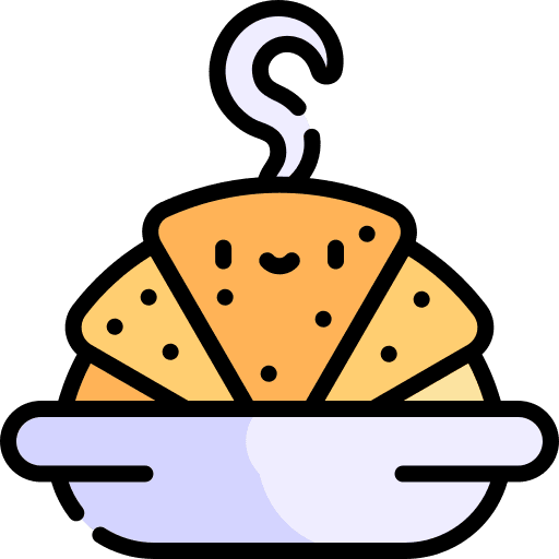 Croissant bakery bread food icon