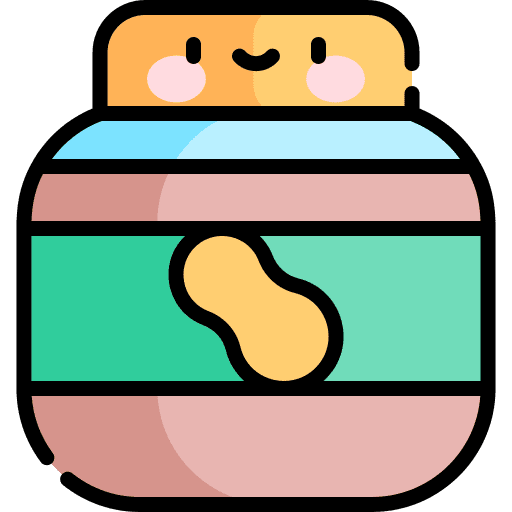 Peanut butter gastronomy peanut butter jars icon