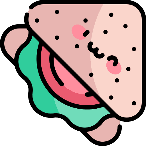 Sandwich meal food sandwich icon