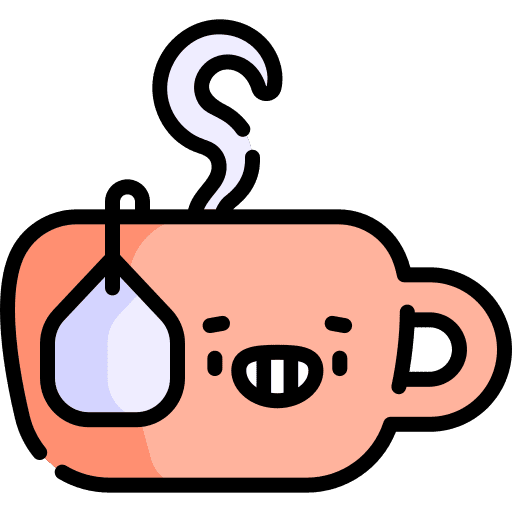 Tea mug mug tea cup tea bag icon