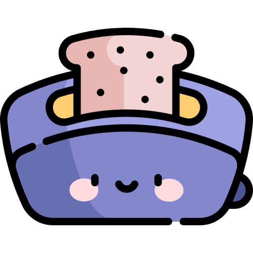 Toaster kitchen cooking toaster icon