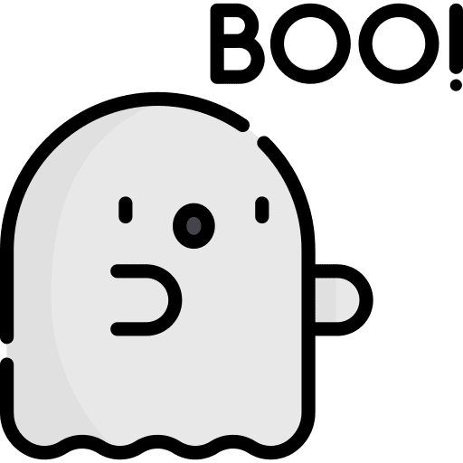 Ghost halloween spooky paranormal icon