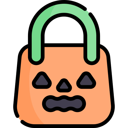 Bag spooky horror bag icon