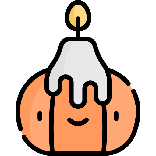 Candle candle halloween decoration icon