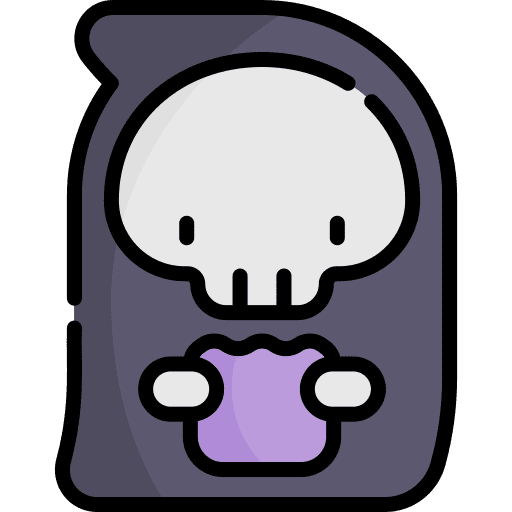 Death skeleton skull reaper icon