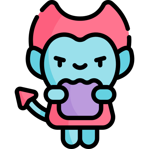 Devil spooky horror terror icon