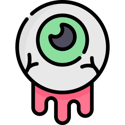 Eyeball blood eyeball bloody icon