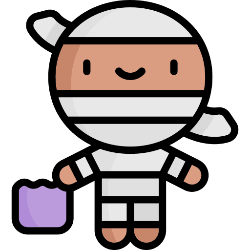 Mummy halloween fear spooky icon