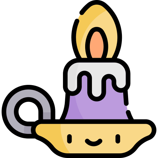 Candle illumination candle flame icon