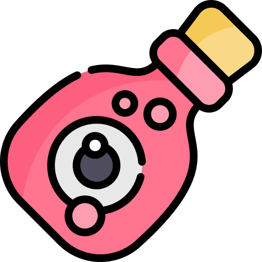 Eye terror halloween jar icon