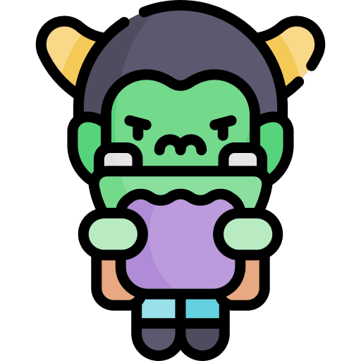 Monster zombie frankenstein spooky icon