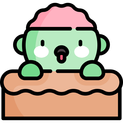 Zombie frightening avatar horror icon