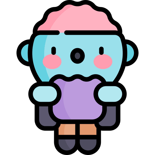 Zombie spooky costume carnival icon