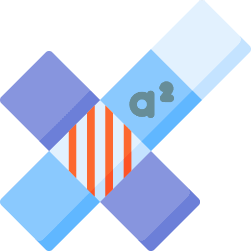 Cube maths calculation surface icon