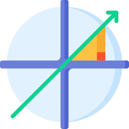 Quadrant quadrant education science icon