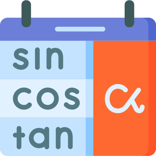 Table maths calculation trigonometry icon