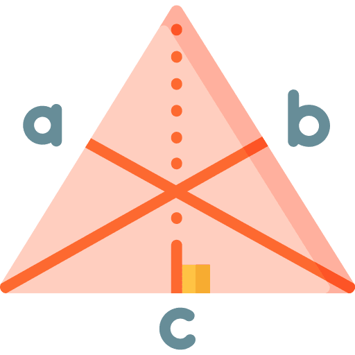 Triangle mathematics triangle geometry icon