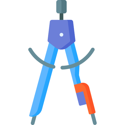 Compass compass maths science icon