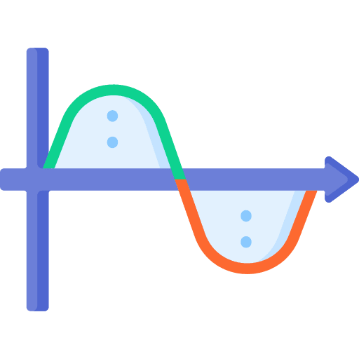 Flow education curve maths icon
