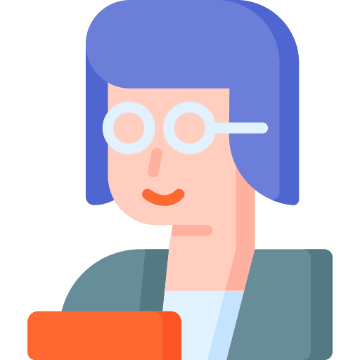 Teacher woman job avatar icon