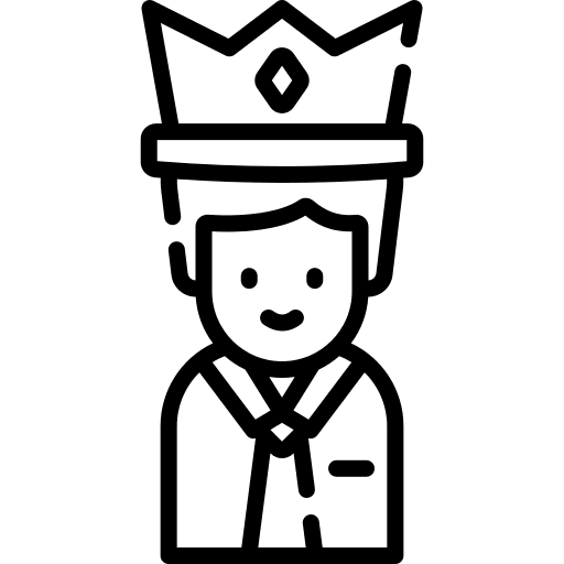 Leader businessman user people icon