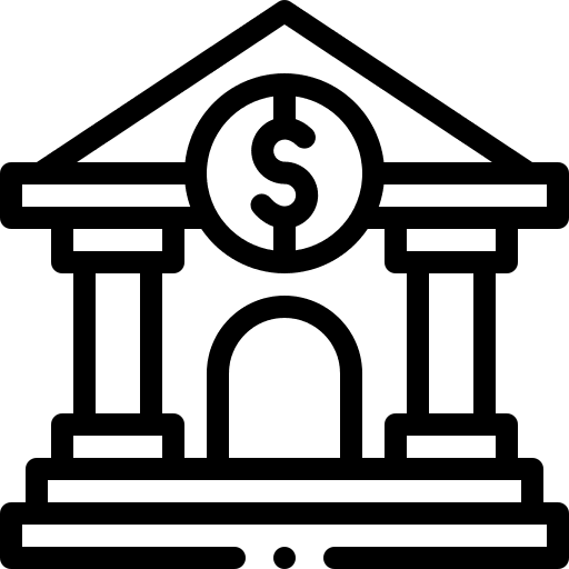 Bank museum buildings banking icon