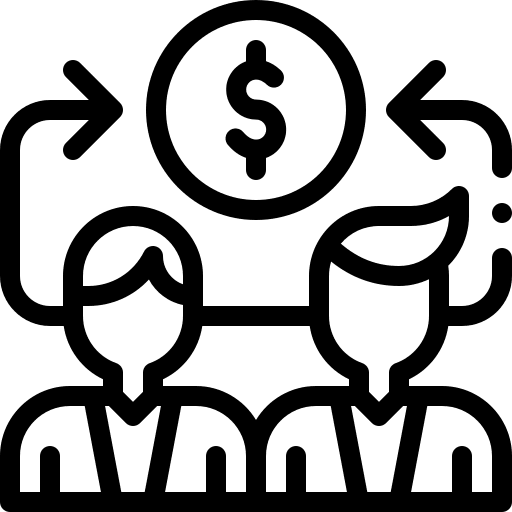 Partnership collaboration work team organization icon