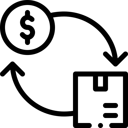 Trade money dollar items icon