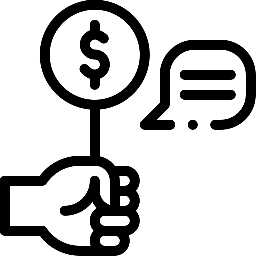 Bid hand auction accept icon