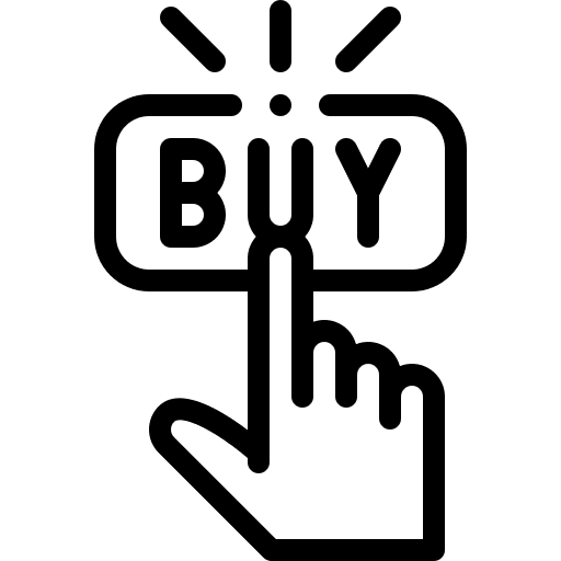 Buy shopping shop commerce and shopping icon