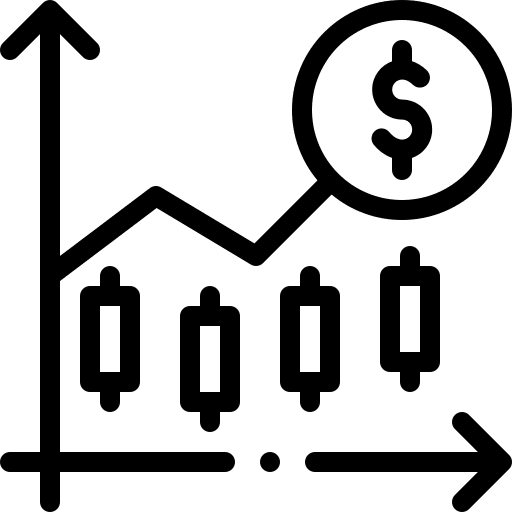 Margin graph benefits margin icon