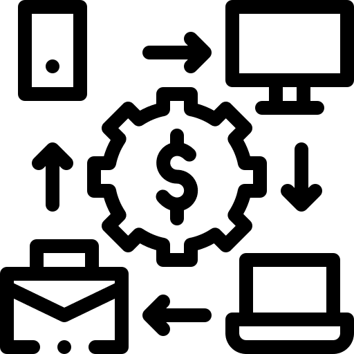 Online gadgets business online icon