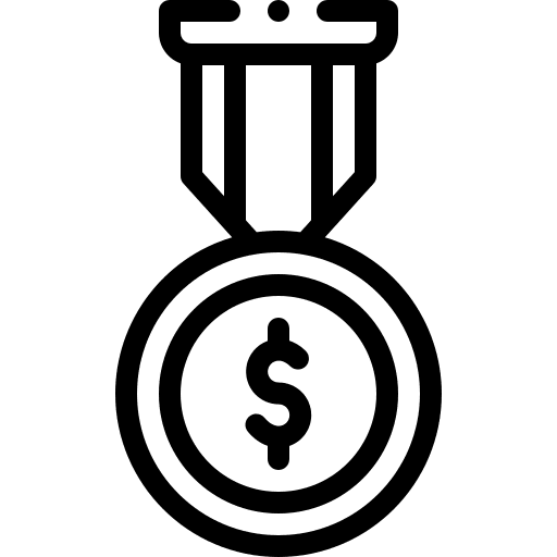 Reward emblem award badge icon