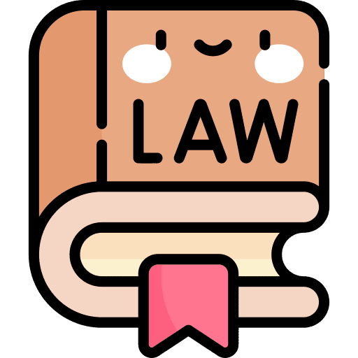 Book legal bookmark law icon