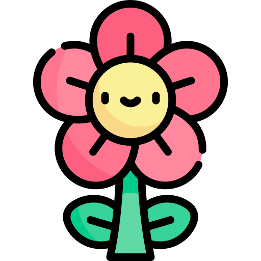 Flower blossom petals flower icon