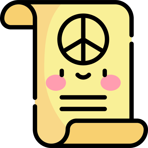 Peace treaty files and folders peace symbol peace treaty icon