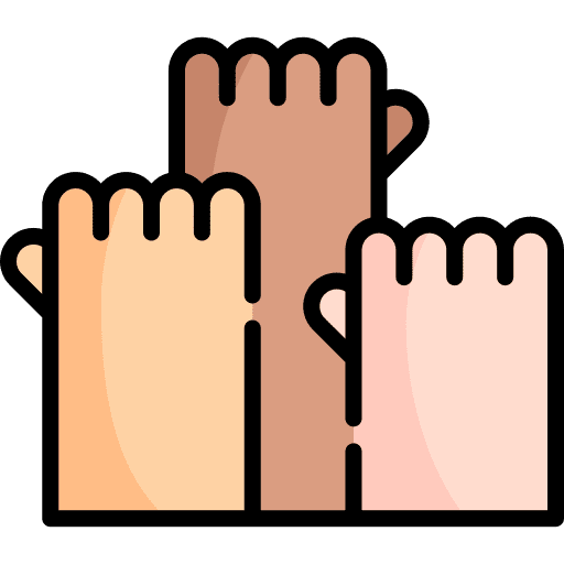 No racism no racism human rights protest icon