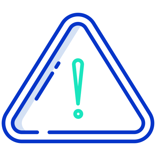 Alert exclamation mark alert triangle icon