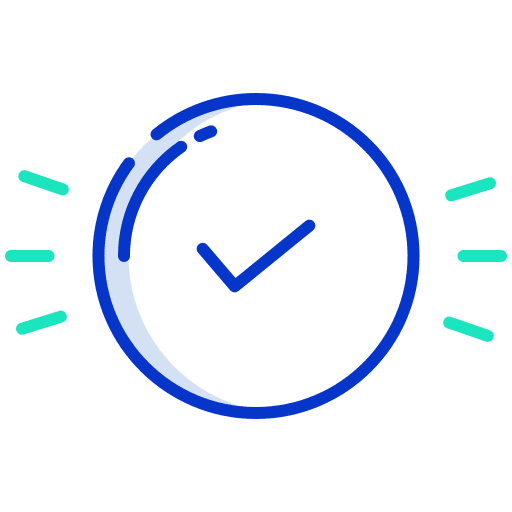 Approval blue tick ui checkbox icon